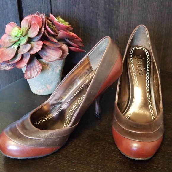 Charles David Shoes - CHARLES DAVID Like New Brown Heels Pump, Size 7M